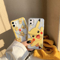 New Pokemon Pikachu Phone Case For 12 13 11 Pro Max XS Max XR X 7 8plus Japan Elf Ball Cartoon Clear soft TPU Cover for IPhone 7