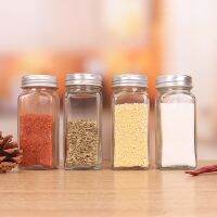 hotx【DT】 Seasoning Jar Glass Bottle and Outdoor Camping Spices Storage