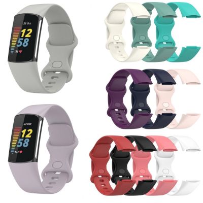 ∏✿ Pasek silikonowy paski Smart Watch do Fitbit Charge 5 wymienna opaska sportowe akcesoria bransoletka w stylu paska na nadgarstek