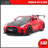 Naynaeshop โมเดลรถ นิสสัน NISSAN GT-R R35 (Scale 1:32) โมเดลจีทีอาร์ มีเสียงมีไฟ พร้อมตั้งโชว์