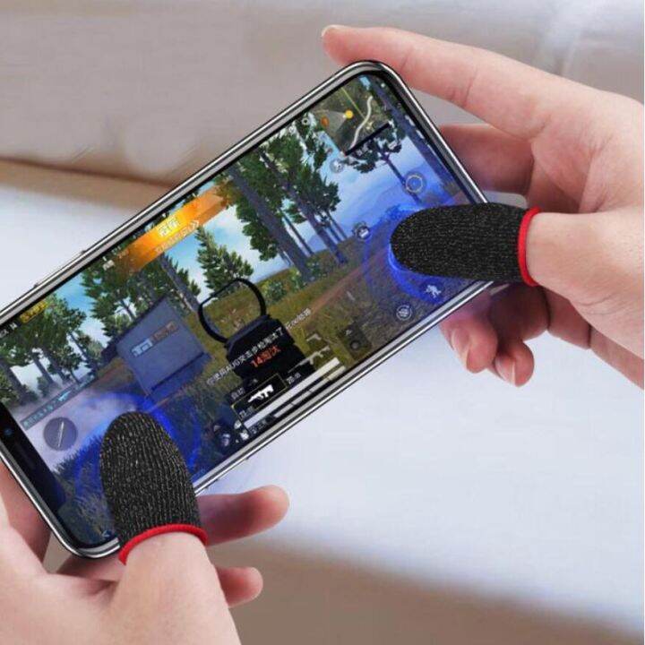 KMM 2pcs (1 Pair ）Finger Sleeve Removes Sweat and Water Game Controller Mobile Legends PUBG