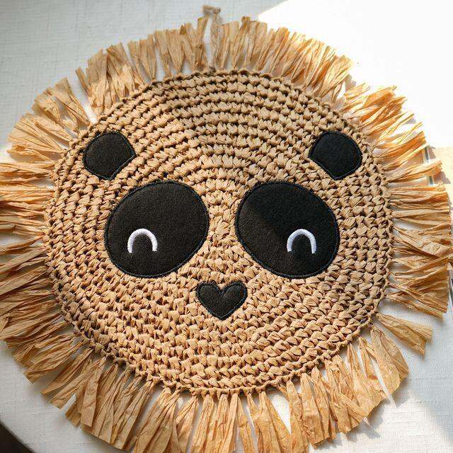 nordic-handwoven-animal-head-wall-hanging-decoration-ins-straw-weaving-lion-panda-ornament-for-children-room-baby-nursery-decor