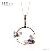 Lenya Jewelry  จี้ดีไซน์ผีเสื้อโดดเด่น ประดับพลอยหลากสี