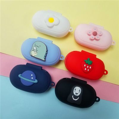 For Samsung Galaxy Buds Plus Clamshell Opening Anti-shock Flexible Silicone Full Protective Cover Case for Galaxy Buds Wireless Earbud Cases