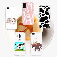 โปร่งใส Protected เคสโทรศัพท์ หรับ iPhone 13 14 G9 Moto 12 G8 Play Mini SE Power Max Plus Pro ปก BE-42 Black and white cow