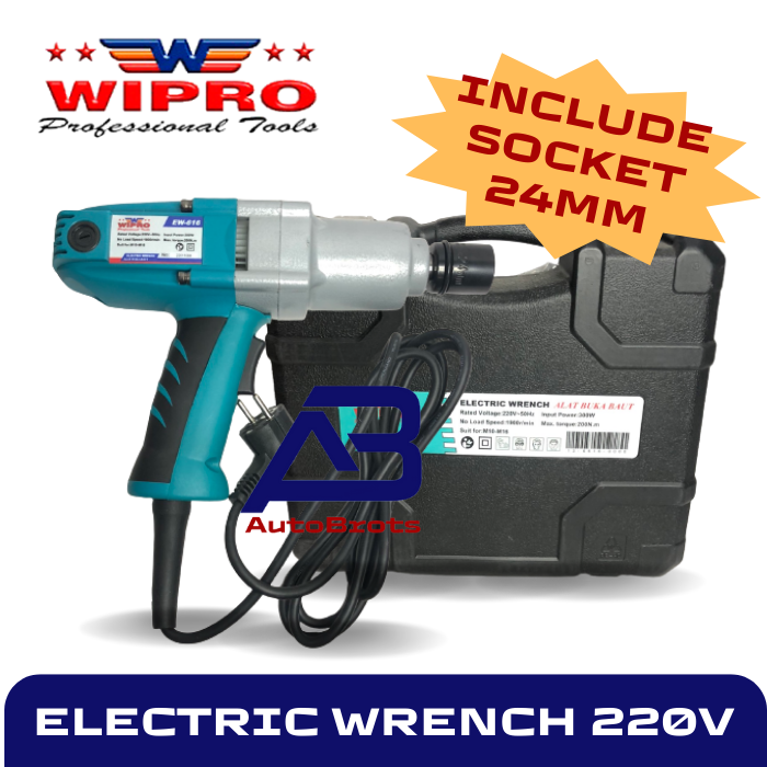 Wipro Alat Buka Baut W V Ew Electric Wrench Lazada Indonesia