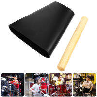 6นิ้วโลหะ Cowbell Percussion Drum Kit อุปกรณ์เสริม Cowbell โลหะ Cowbell ไม้ Stick Percussion Cow Bells Noise Maker