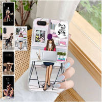 TT57 Coffee Girl อ่อนนุ่ม เคสโทรศัพท์ หรับ Tecno Camon AIR 3 2 16 18P 17P 17 18I POP 18I 15 Premier 19 18 Pova 18T 4 Pro Neo TPU ปก