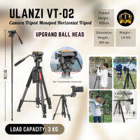 ขาตั้งกล้อง Ulanzi VT-02 หัวบอลรุ่นใหม่ 360 Panoramic Camera Tripod Horizontal Aluminium Tripods Monopod ( พร้อมส่ง )