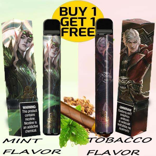 Buy1 Get1 Legit Mighty King Puff Bar Plus 800 Puffs 5 Saltnic Puff Bar