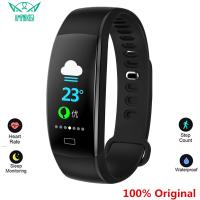 AMYNIKEER F64HR smart fitness bracelet color screen IP68 waterproof heart rate GPS tracking bracelet for IOS/Android smart band