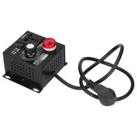 4000W Voltage Regulator Adjustable Portable Industrial Household Fan Speed Stepless Controller Overload Protection Electrical Circuitry  Parts