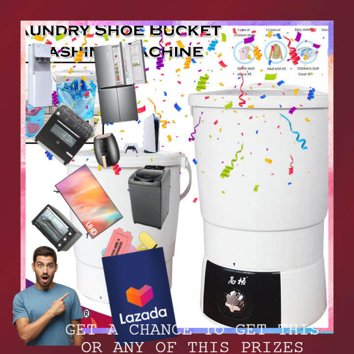 HighGrid Split Washing Machine, Multifunctional Portable Wash Shoes