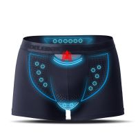 【cw】 Sexy Men UnderwearShorts Modal Panties Breathable MagneticSilkSeparationUnderpants Cueca Calzoncillo