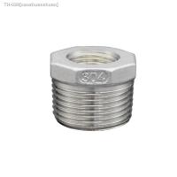 ❈ 1/8 1/4 3/8 1/2 3/4 1 1-1/4 NPT Male To Female Thread 304 Stainless Steel Reducer Bushing Reducing Pipe Fitting Connector