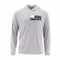 เสื้อตกปลา ABUGARCIA Tops สวมเสื้อผ้าตกปลาแขนยาวชุด Breathable Jersey UV Protection 50 Men S Fishing Wear