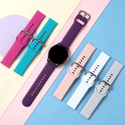 Silicone Strap For Samsung galaxy Watch 5 Pro/5/4/classic/Active 2 sport bracelet huawei/amazfit gtr gts 4/3/2e/pro 20/22mm band