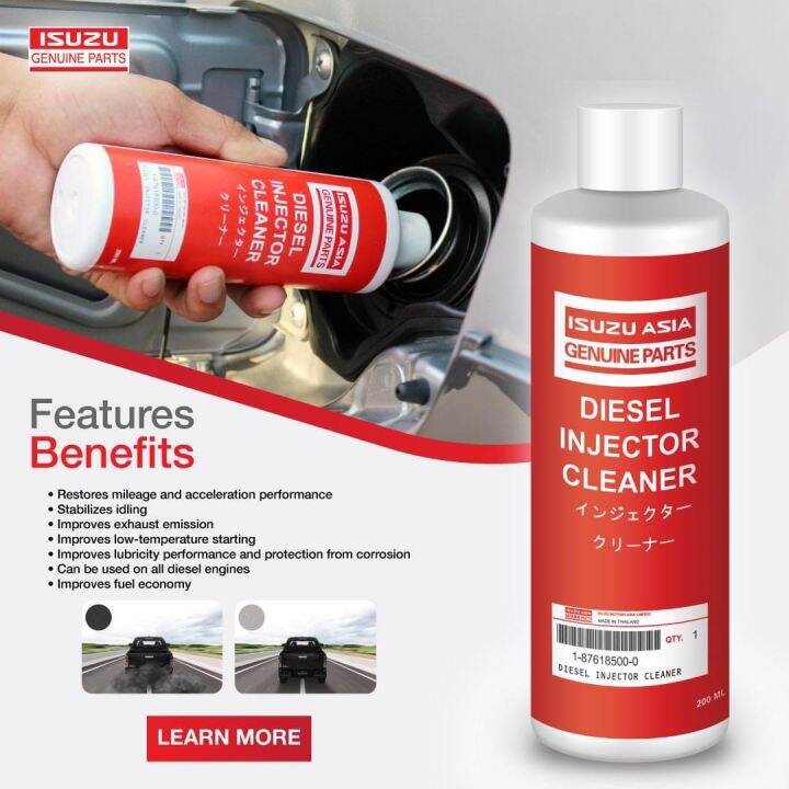 Isuzu Diesel Injector Cleaner 200ml (Good for 80 Liters Fuel) Lazada PH
