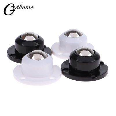 Self Adhesive Caster Mini Swivel Wheels Stainless Steel Universal Wheel 360 Degree Rotation Pulley For Furniture Trash Can