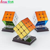 Ls【คลังสินค้าพร้อม】3X3X3 Magic Cubes ของเล่นเปลี่ยนอย่างรวดเร็วอย่างราบรื่นปัญญาความเร็ว Cube เกมปริศนาของเล่นสมอง1【cod】