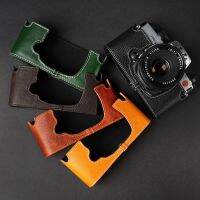 ใหม่ฝีมือภาพกล้องหนังแท้ cowhide กระเป๋ากล่องกรณีสำหรับ Leica R7 R6 R4 R3 R6.2กล้องสำหรับแขนป้องกันฐาน