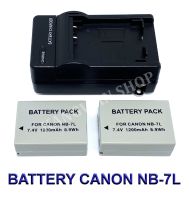 (Saving Set 2+1) NB-7L / NB7L แบตเตอรี่และแท่นชาร์จสำหรับกล้องแคนนอน Battery and Charger For Canon Powershot SX30 IS,SX30IS,G10,G11,G12,Canon CB-2LZ BY JAVA STORE