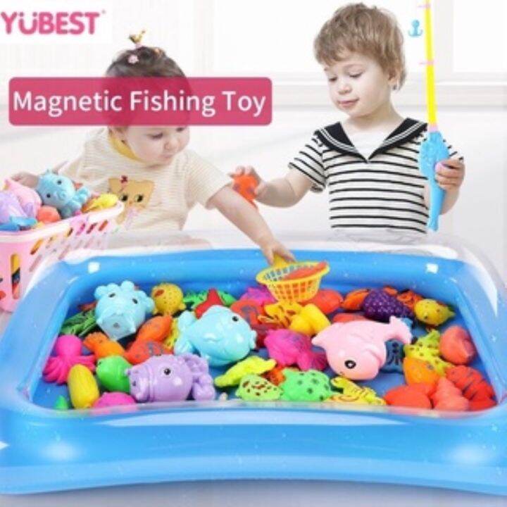 Children Fishing Game Baby Toy interactive Rod Kid's Inflatable Pool Lazada PH