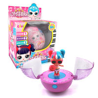 Blind Box Music dolls bebek Genuine EAKI original doll Toys for girls Christmas Gift present princess Rotate baby ball funny DIY
