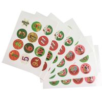 600pcs/lot Number 1-24 Christmas Advent Christmas Adhesive Seal Sticker For Hand Made Gift Package Decoration Label Stickers Stickers Labels
