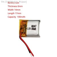 Rechargeable Li Polymer 601417 601517 601518 3.7v 100mah Lithium Ion Lipo Battery For Bluetooth Headset Headphone [ Hot sell ] Makita Power
