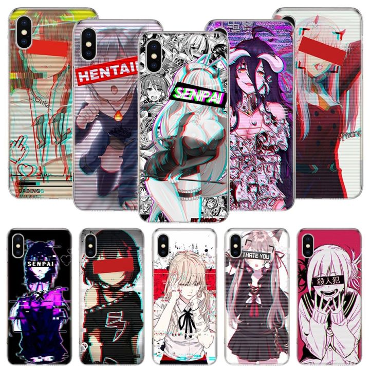 สินค้าใหม่ในสต็อก-lewd-เศร้าสาวญี่ปุ่นอะนิเมะกรณีโทรศัพท์สำหรับ-iphone-11-12-13-14-pro-xs-xr-x-max-7-8-6-6วินาทีบวกมินิ-5-se-แบบที่กำหนดเอง