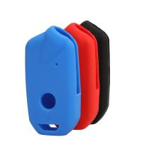 ∋✵ jingyuqin Silicone Remote Car Key Case Shell Cover Skin Holder Protector Fob For Kia Stinger K900