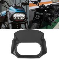 ไฟหน้าด้านหน้าสีดำเงารถจักรยานยนต์ป้องกันสำหรับฮาร์ลีย์ Sportster S 1250 RH1250 2021-2022