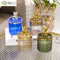 Luxury Cotton Swab Storage Box Household Desktop Transparent Plastic Acrylic Cylinder Toothpick Container Home Decor