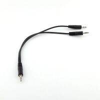 1pc 3.5mm 1/8" Male Plug To Dual 3.5mm Male Y Splitter Stereo Headphone Audio Cable 28cm  Cables