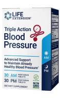 Life Extension Triple Action Blood Pressure / 60 Vegetarian Tablets