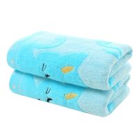 【CC】 1 pc Kids Soft Super Absorbent and Fast Drying Bathing Feeding Cartoon Cotton