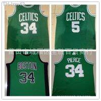 Celtics 5 Garnett 34 Pierce 6 Russell เสื้อปักย้อนยุค