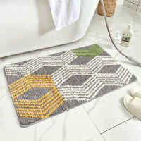 All Season Soft Non-Slip Bathroom Carpet Rainbow Print Doorway Water Absorbent Bath Mat Home Decor Floor Rug Shower Room Mats