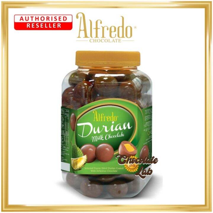 Alfredo Jar Freeze Dried Durian Milk Chocolate 450g Lazada