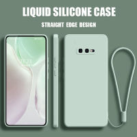 เคสโทรศัพท์ เคส Samsung S10e Case เคสกันกระแทกซิลิโคนเหลวแบบเต็มรูปแบบต้นฉบับสี่เหลี่ยมจัตุรัสตัวป้องกันกล้องด้านหลัง