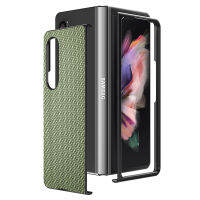 Fashion2023Fiber แบบ PC กรณียากสำหรับ S Amsung G Alaxy Z พับ3พับ4 Fold2 Capa รวมทุกอย่างเคสสำหรับ Z Fold2 3 4 5กรัม F Undas