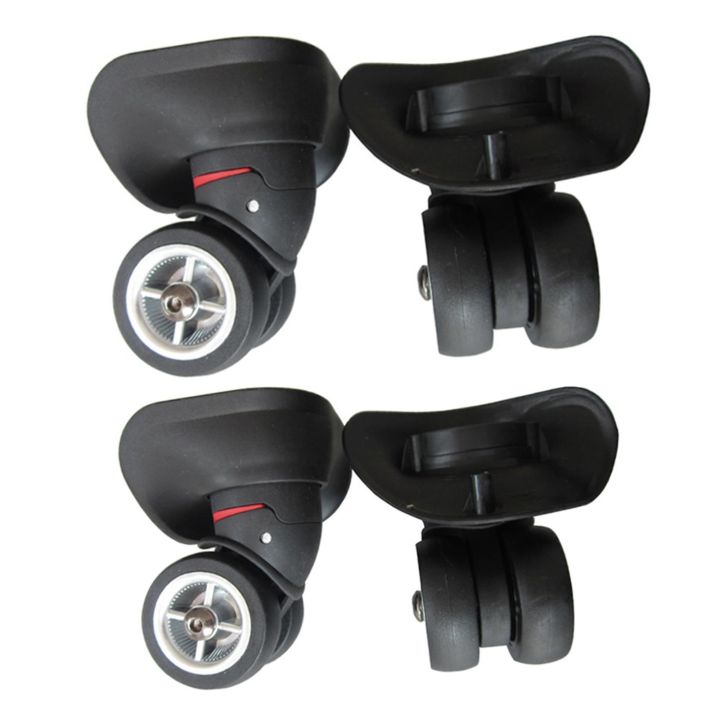 1 Pair A08 DIY Suitcase Luggage Replacement Wheels Swivel Repair Accessories  Mute Wheels for Travel Bag Luggage Wheel : : Fashion