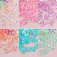 HAMA NAIL 36pcs Aurora Bow-knot Nail Decorations Crystals Charms 3D Nail Art Rhinstones Set Resin Acrylic Jewelry Accessoires