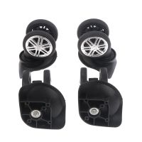 2 Pair Replacement Wheels Trolley Case Luggage Wheel Repair Universal Travel Suitcase Parts Accessories Wheel