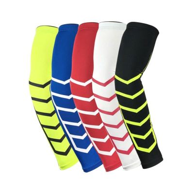 Compression Sports Arm Sleeve Basketball Cycling Arm Warmer Summer Running Tennis UV Protection Volleyball Sports Bands