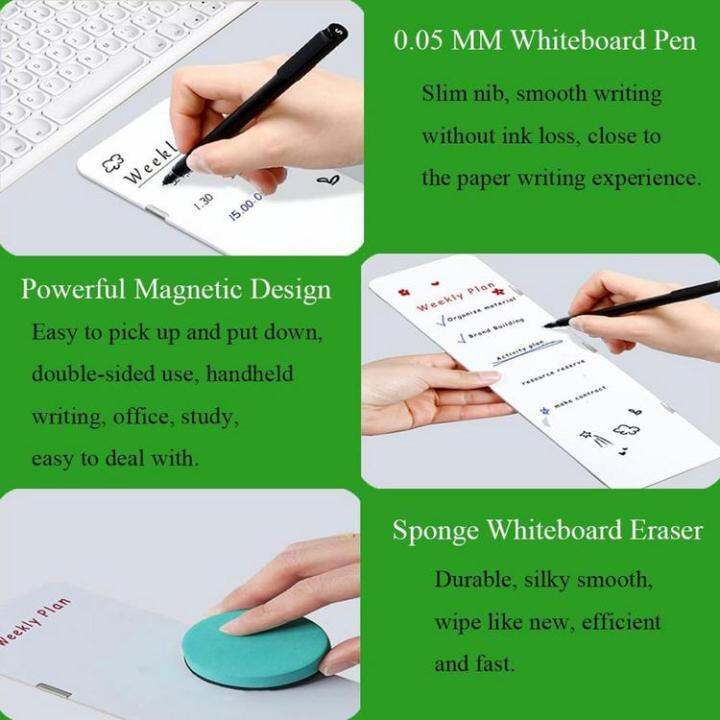 computer-monitor-memo-board-dry-erase-computer-side-panel-memo-writable-on-both-sides-sticky-note-holder-pen-and-sponge-included-computer-monitor-accessories-for-desk-workplace-natural