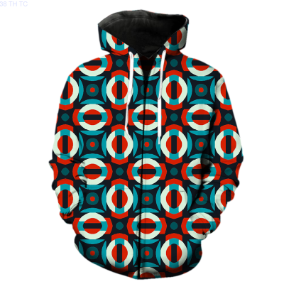 Retro Ethnic Exotic Style Mens Zipper Hoodie With Hood Jackets Oversized Tops Streetwear Casual 2022 Hot Sale Long Sleeve Cool Size:XS-5XL