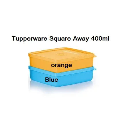 Tupperware Square Away Container Set, 13.8Cm, Set Of 2, Orange