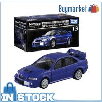 [ของแท้] Takara Tomy Tomica Premium Diecast Car - No.13 Mitsu Bishi Lancer EVO 6 GSR